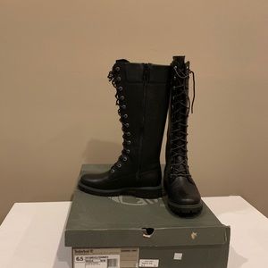 Timberland Boots Black 6.5 Womens New